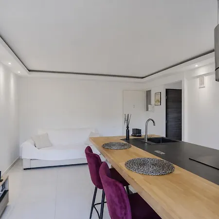 Calme T2 Le Cannet, Parking, Terrasse Et Climatisation
